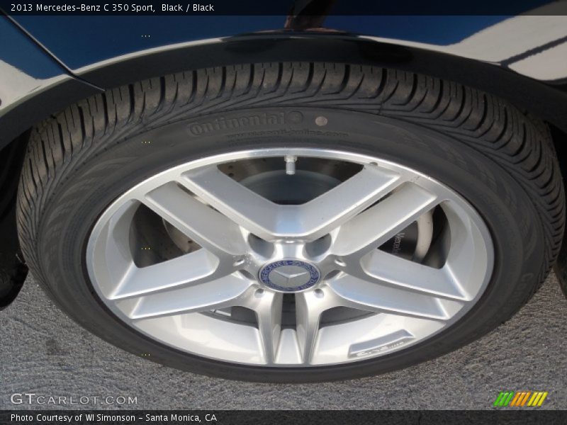 Black / Black 2013 Mercedes-Benz C 350 Sport