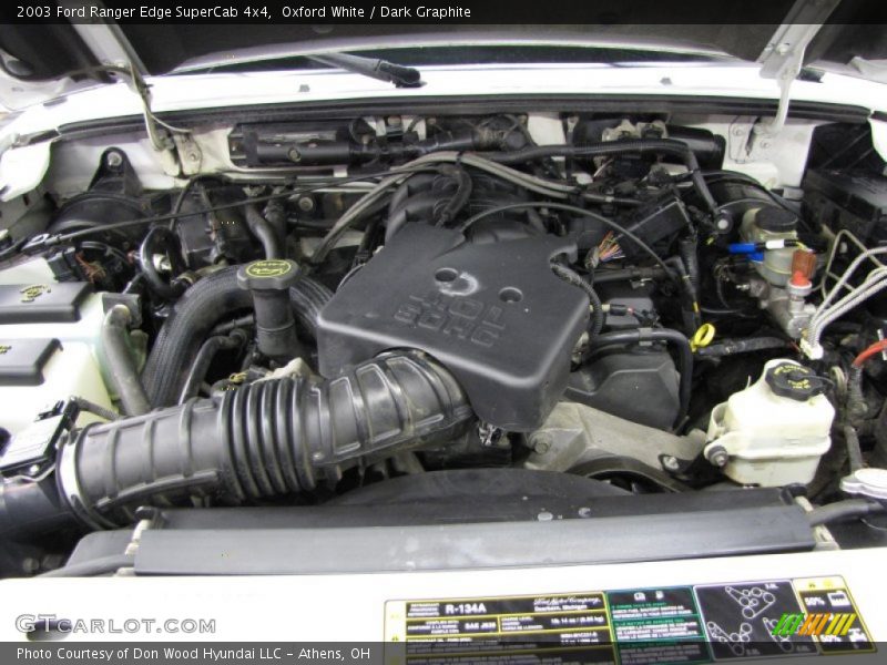 Oxford White / Dark Graphite 2003 Ford Ranger Edge SuperCab 4x4