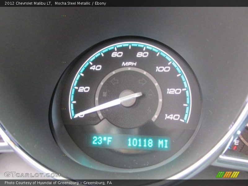Mocha Steel Metallic / Ebony 2012 Chevrolet Malibu LT