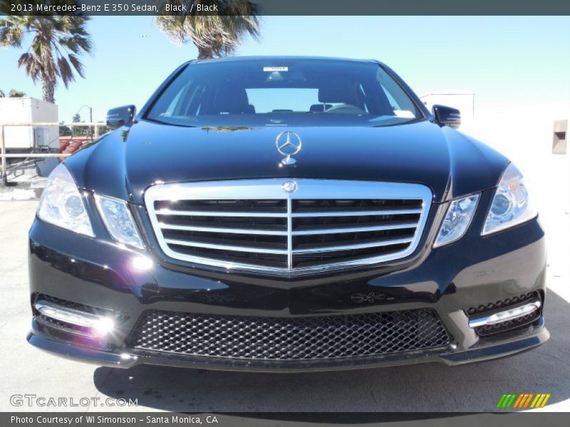 Black / Black 2013 Mercedes-Benz E 350 Sedan