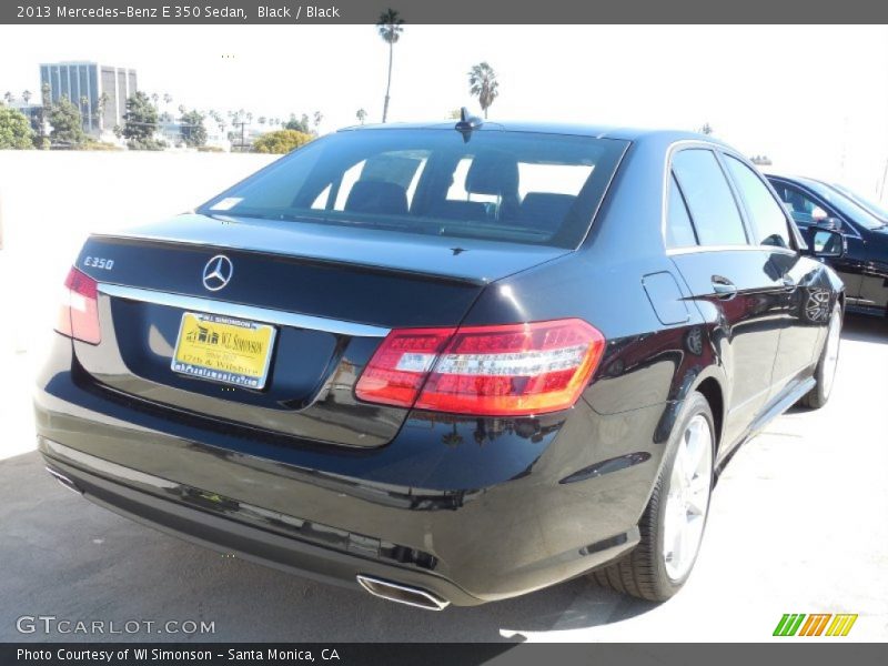 Black / Black 2013 Mercedes-Benz E 350 Sedan