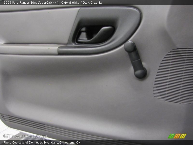 Oxford White / Dark Graphite 2003 Ford Ranger Edge SuperCab 4x4