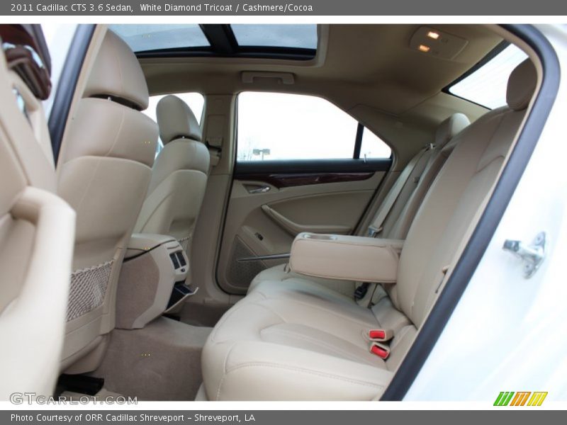 White Diamond Tricoat / Cashmere/Cocoa 2011 Cadillac CTS 3.6 Sedan