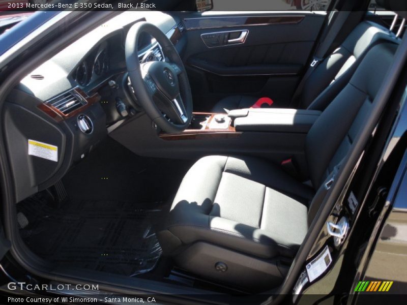 Black / Black 2013 Mercedes-Benz E 350 Sedan