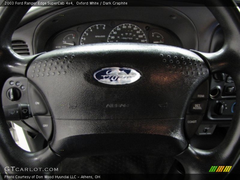 Oxford White / Dark Graphite 2003 Ford Ranger Edge SuperCab 4x4