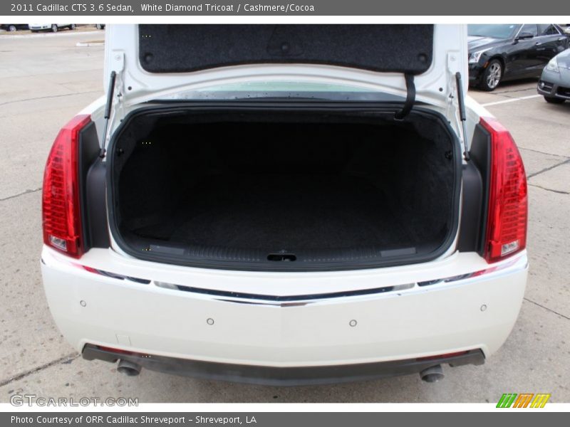 White Diamond Tricoat / Cashmere/Cocoa 2011 Cadillac CTS 3.6 Sedan