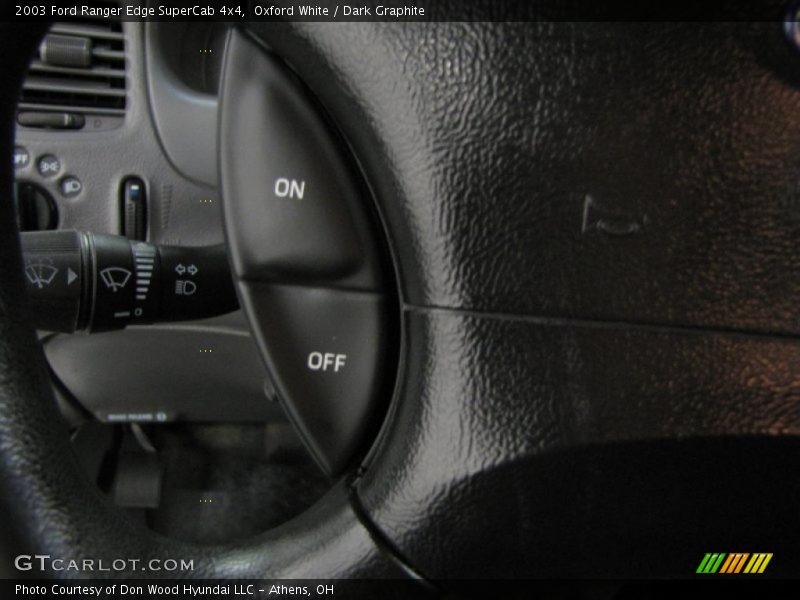 Oxford White / Dark Graphite 2003 Ford Ranger Edge SuperCab 4x4
