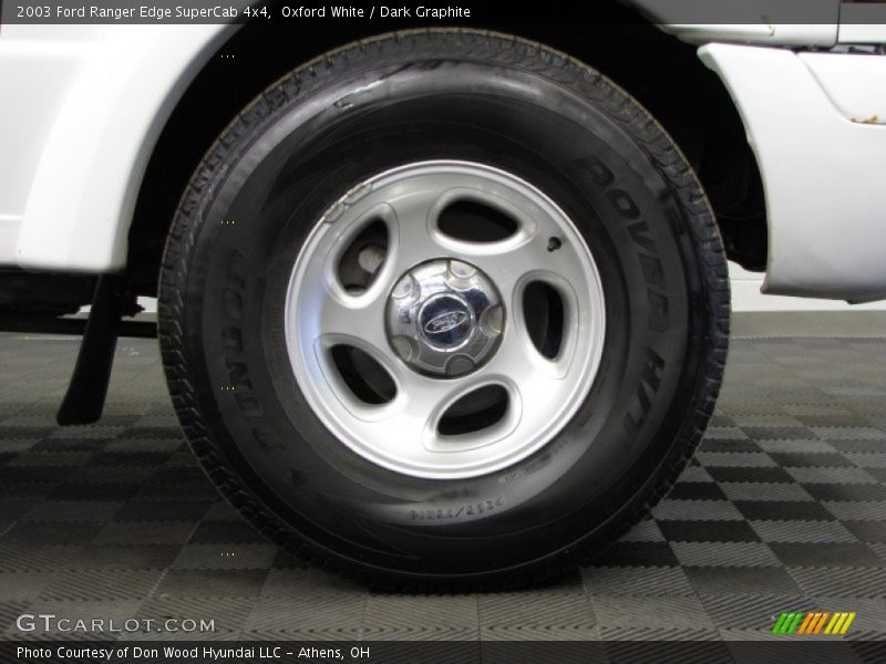 Oxford White / Dark Graphite 2003 Ford Ranger Edge SuperCab 4x4