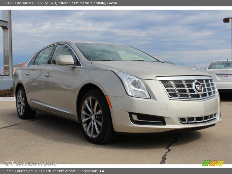 Silver Coast Metallic / Shale/Cocoa 2013 Cadillac XTS Luxury FWD