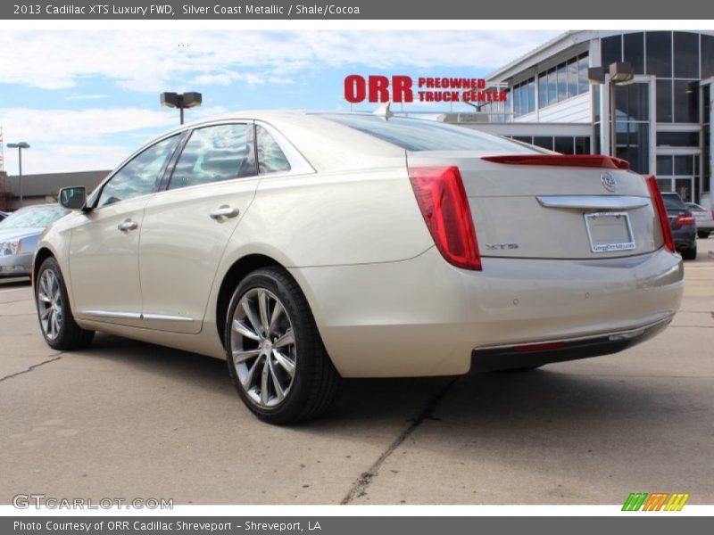 Silver Coast Metallic / Shale/Cocoa 2013 Cadillac XTS Luxury FWD