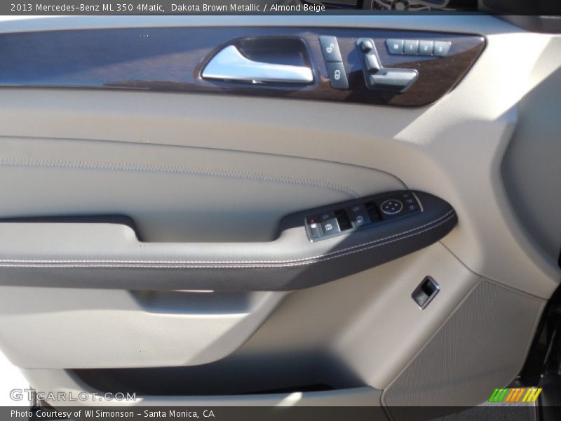 Dakota Brown Metallic / Almond Beige 2013 Mercedes-Benz ML 350 4Matic