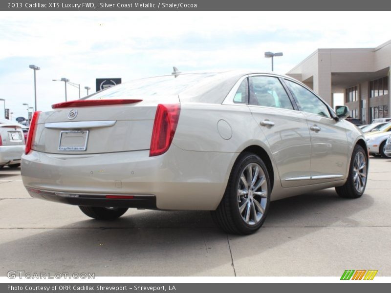 Silver Coast Metallic / Shale/Cocoa 2013 Cadillac XTS Luxury FWD