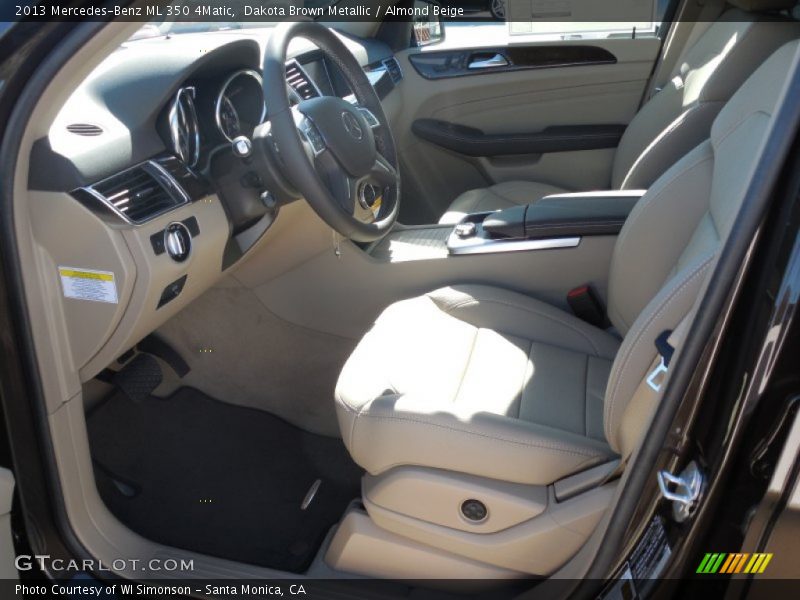Dakota Brown Metallic / Almond Beige 2013 Mercedes-Benz ML 350 4Matic