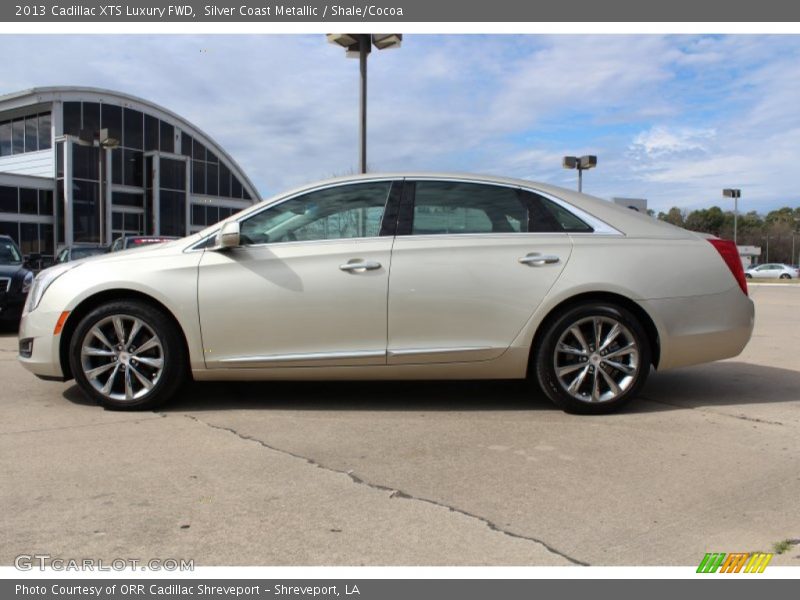 Silver Coast Metallic / Shale/Cocoa 2013 Cadillac XTS Luxury FWD