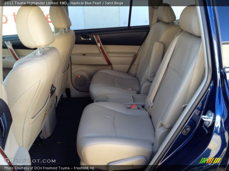 Nautical Blue Pearl / Sand Beige 2011 Toyota Highlander Limited 4WD