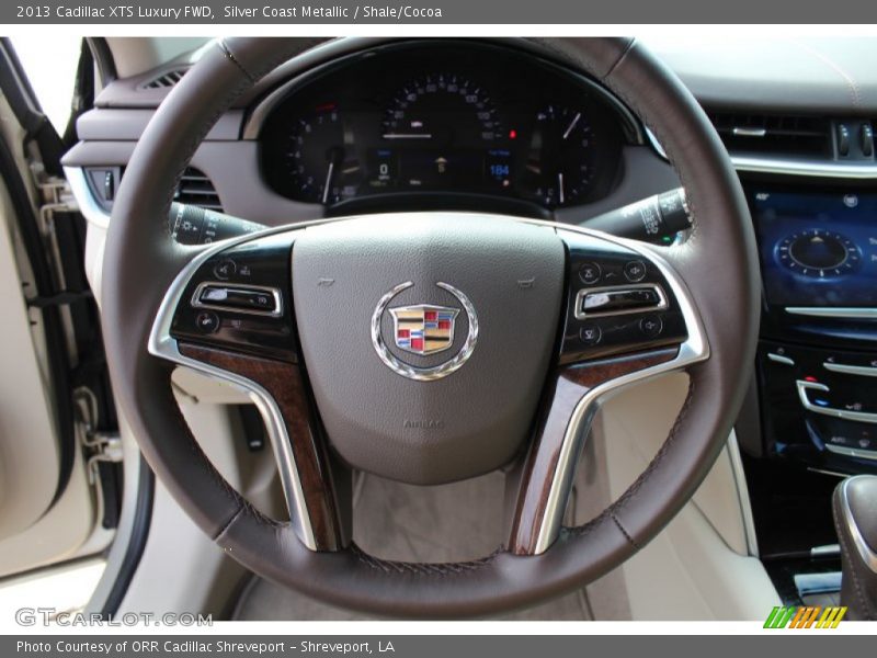 Silver Coast Metallic / Shale/Cocoa 2013 Cadillac XTS Luxury FWD