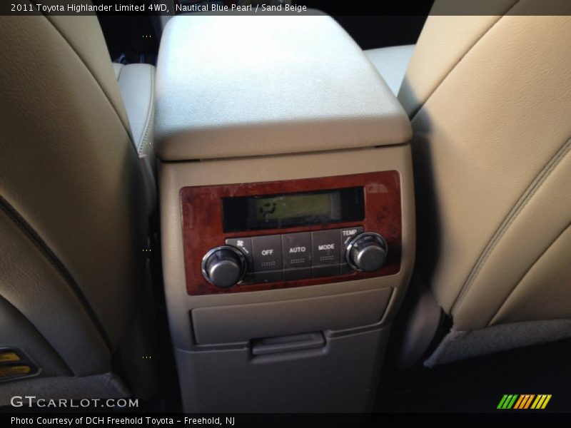Nautical Blue Pearl / Sand Beige 2011 Toyota Highlander Limited 4WD