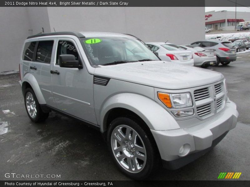 Bright Silver Metallic / Dark Slate Gray 2011 Dodge Nitro Heat 4x4