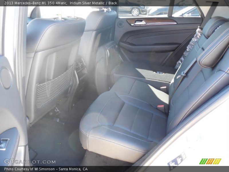 Iridium Silver Metallic / Black 2013 Mercedes-Benz ML 350 4Matic