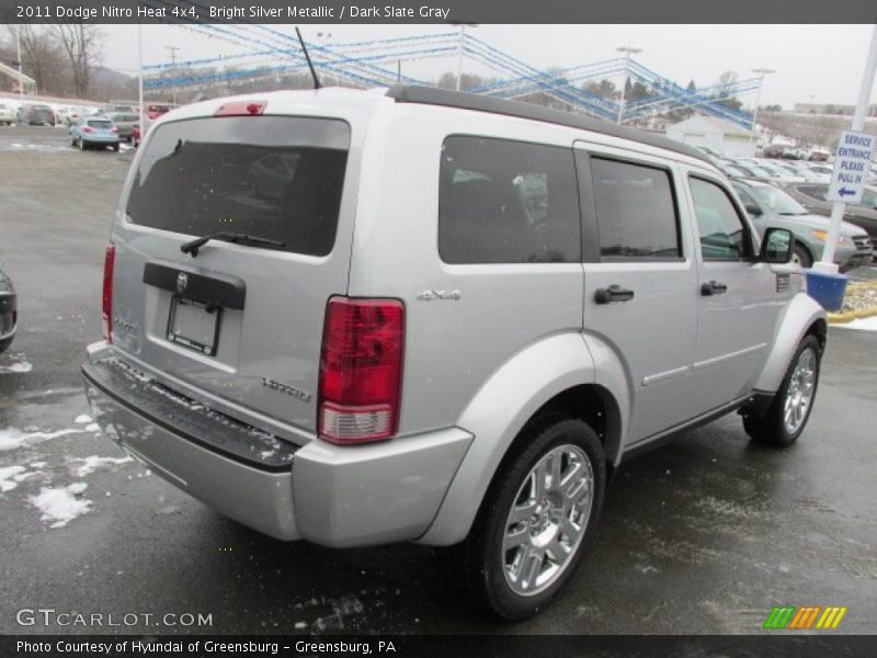 Bright Silver Metallic / Dark Slate Gray 2011 Dodge Nitro Heat 4x4