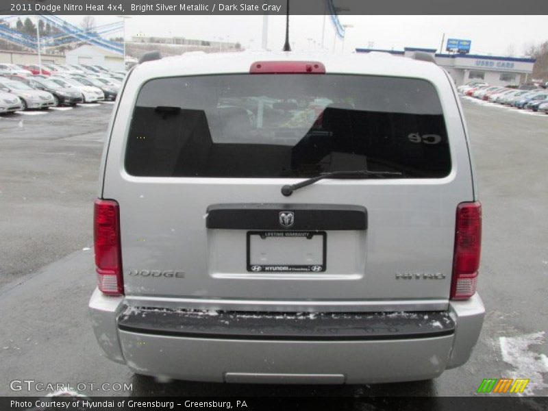 Bright Silver Metallic / Dark Slate Gray 2011 Dodge Nitro Heat 4x4