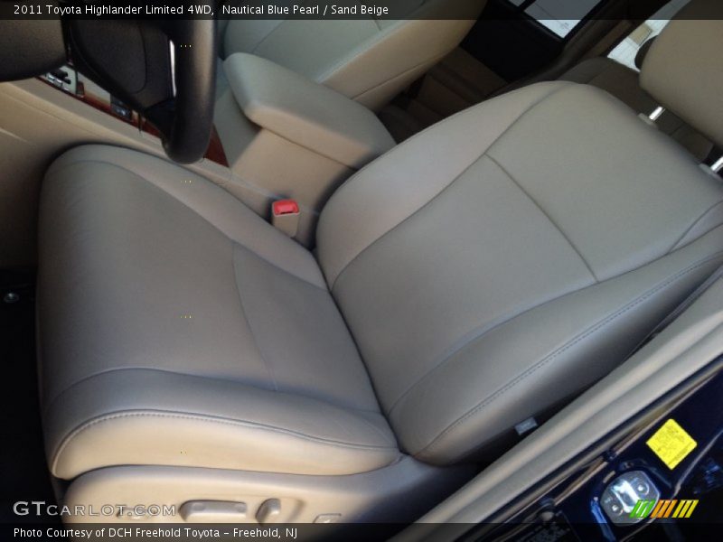 Nautical Blue Pearl / Sand Beige 2011 Toyota Highlander Limited 4WD