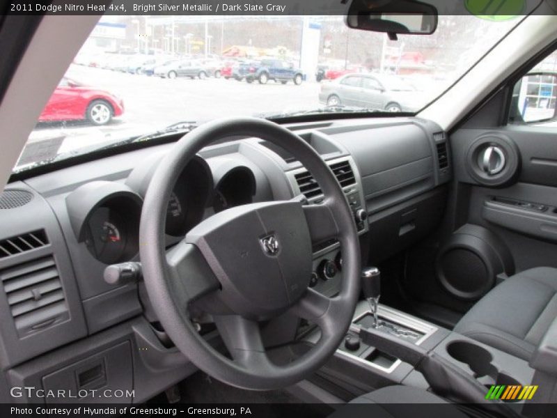 Bright Silver Metallic / Dark Slate Gray 2011 Dodge Nitro Heat 4x4