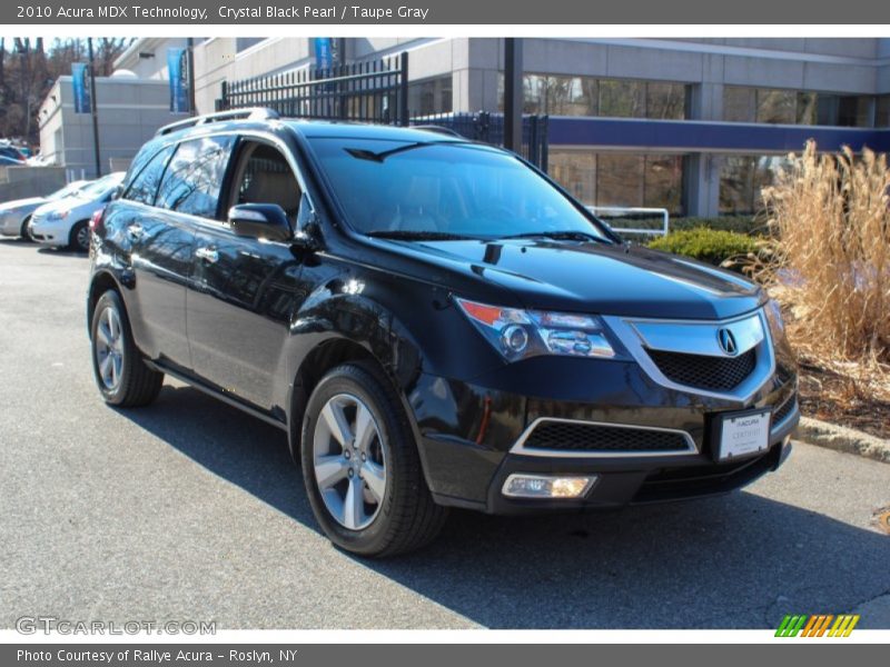 Crystal Black Pearl / Taupe Gray 2010 Acura MDX Technology