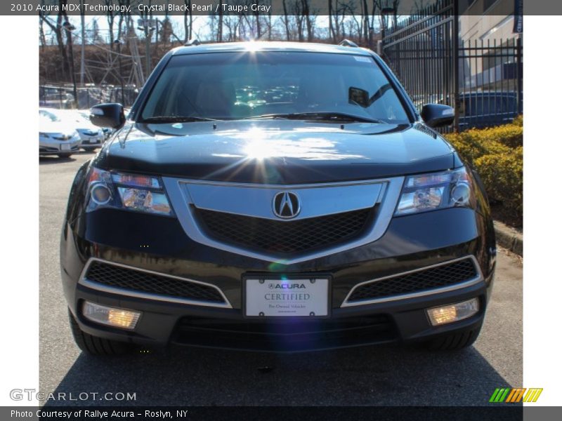 Crystal Black Pearl / Taupe Gray 2010 Acura MDX Technology