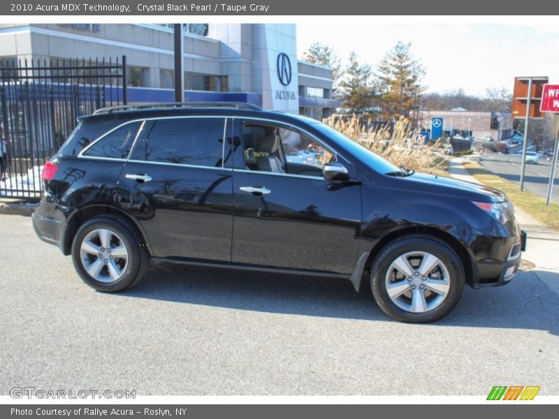 Crystal Black Pearl / Taupe Gray 2010 Acura MDX Technology