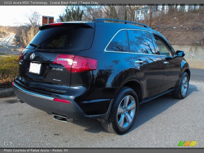 Crystal Black Pearl / Taupe Gray 2010 Acura MDX Technology
