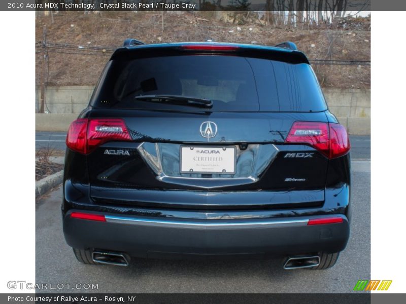 Crystal Black Pearl / Taupe Gray 2010 Acura MDX Technology