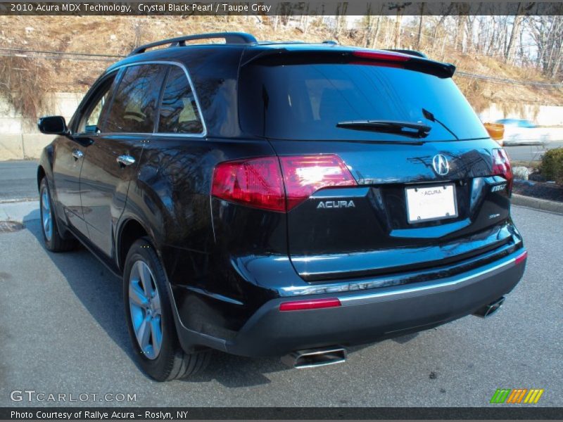 Crystal Black Pearl / Taupe Gray 2010 Acura MDX Technology