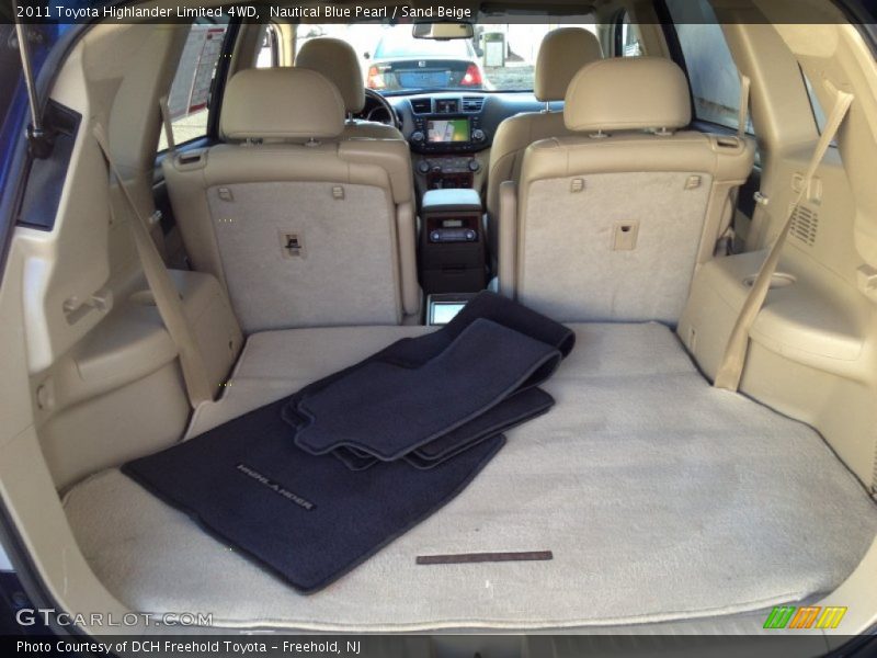 Nautical Blue Pearl / Sand Beige 2011 Toyota Highlander Limited 4WD