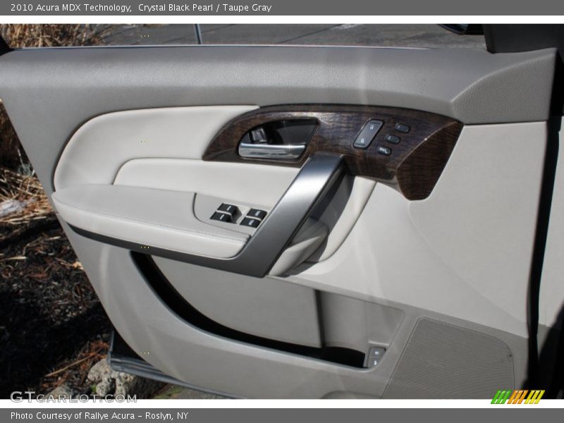 Crystal Black Pearl / Taupe Gray 2010 Acura MDX Technology