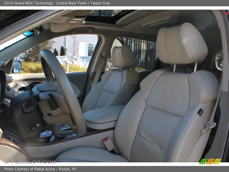 Crystal Black Pearl / Taupe Gray 2010 Acura MDX Technology
