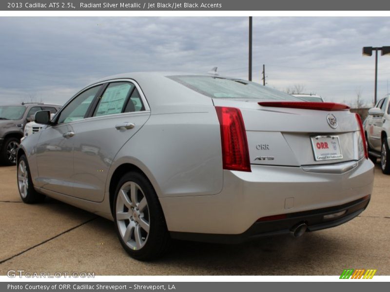Radiant Silver Metallic / Jet Black/Jet Black Accents 2013 Cadillac ATS 2.5L