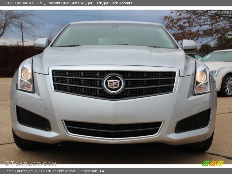 Radiant Silver Metallic / Jet Black/Jet Black Accents 2013 Cadillac ATS 2.5L