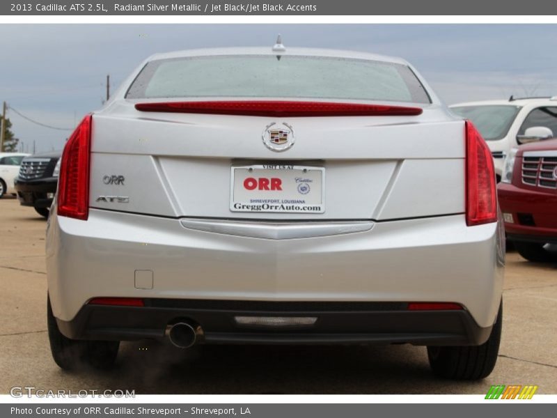 Radiant Silver Metallic / Jet Black/Jet Black Accents 2013 Cadillac ATS 2.5L