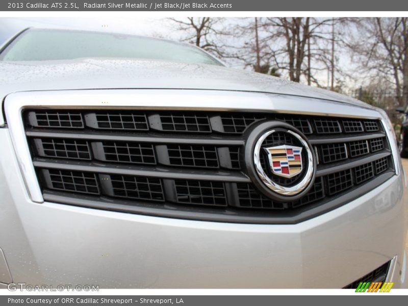 Radiant Silver Metallic / Jet Black/Jet Black Accents 2013 Cadillac ATS 2.5L