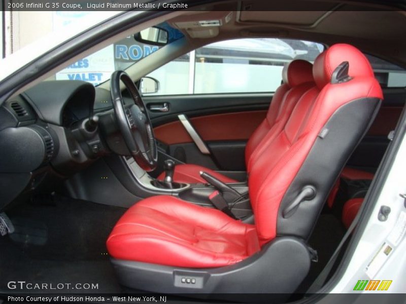  2006 G 35 Coupe Graphite Interior