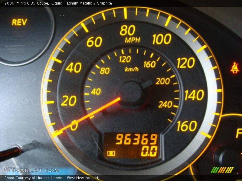 Liquid Platinum Metallic / Graphite 2006 Infiniti G 35 Coupe