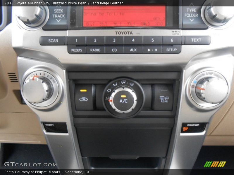 Controls of 2013 4Runner SR5