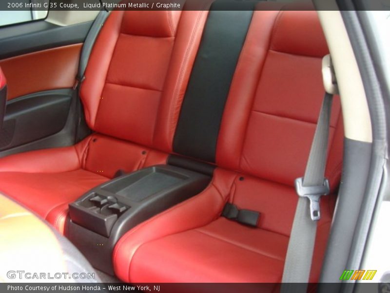 Rear Seat of 2006 G 35 Coupe