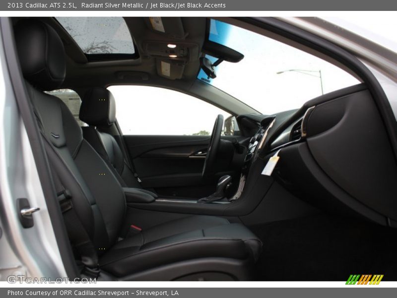 Radiant Silver Metallic / Jet Black/Jet Black Accents 2013 Cadillac ATS 2.5L