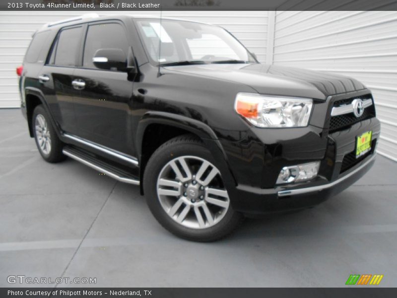 Black / Black Leather 2013 Toyota 4Runner Limited