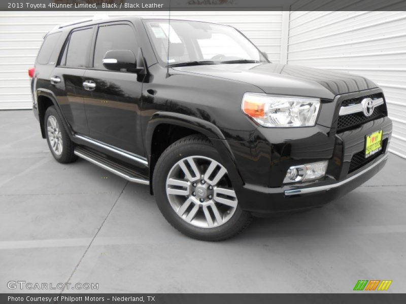 Black / Black Leather 2013 Toyota 4Runner Limited