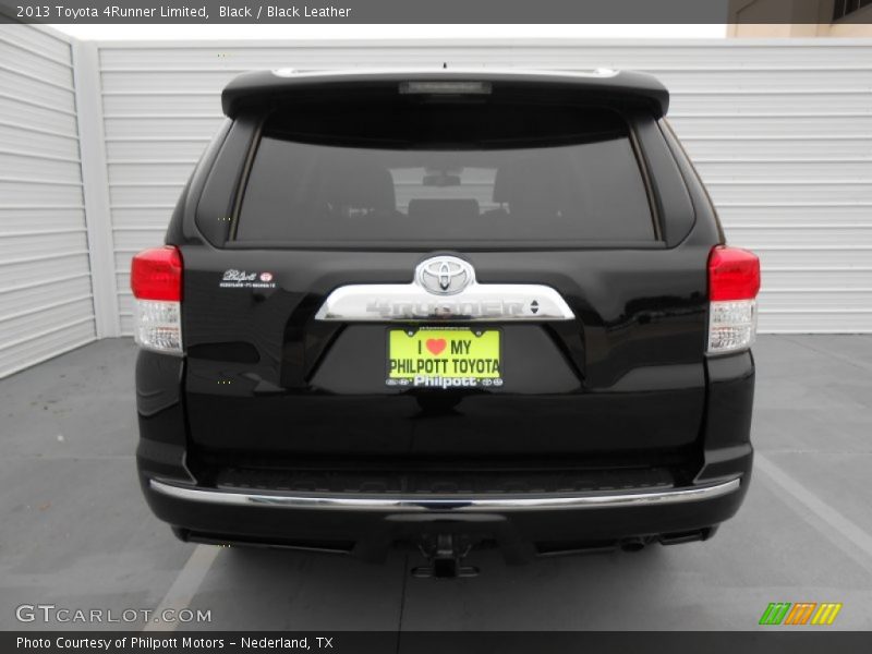 Black / Black Leather 2013 Toyota 4Runner Limited