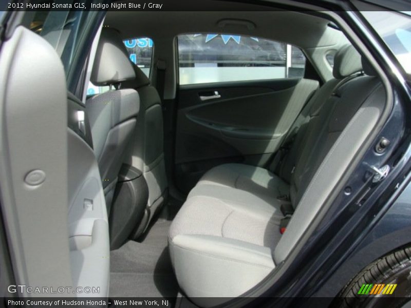 Indigo Night Blue / Gray 2012 Hyundai Sonata GLS