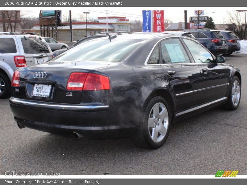 Oyster Grey Metallic / Black/Amaretto 2006 Audi A8 4.2 quattro